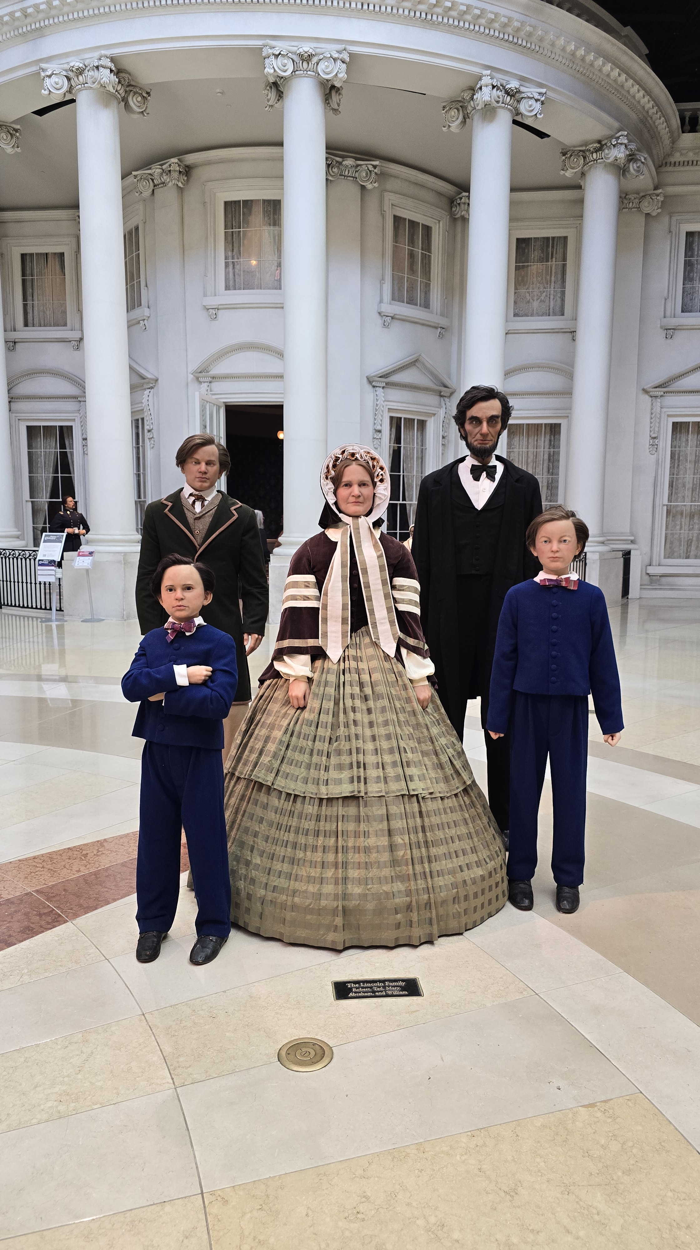Lincoln family in the Abraham Lincoln Presidential Library Museum
