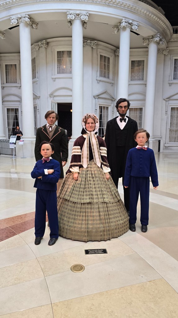 Lincoln family in the Abraham Lincoln Presidential Library Museum